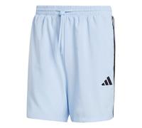 Adidas Uomo Essential Three Stripes Chelsea Base Short, Glow Blue/Black, XL