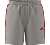adidas Uomo Essential Three Stripes Chelsea Base Short, Wonder Alumina/Pure Ruby, S