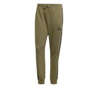 Adidas Uomo Essential Three Stripes Fleece Pant, Olive strata/Black, L