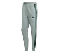 adidas Uomo Essential Three Stripes Fleece Pant, Wonder Sage/Collegiate Green, 4XL