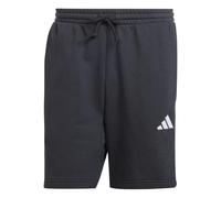 adidas Uomo Essential Three Stripes French Terry Short, Black/White, XL Tall