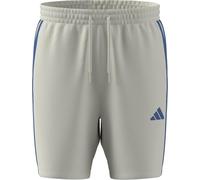 adidas Uomo Essential Three Stripes French Terry Short, Off White/Ray Blue, M
