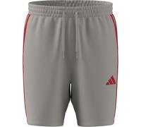 adidas Uomo Essential Three Stripes French Terry Short, Wonder Alumina/Pure Ruby, XXS