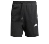 adidas Uomo Essential Three Stripes Single Jersey Short 7IN, Black/White, S