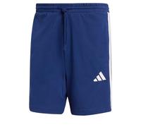 adidas Hombre Essential Three Stripes Single Jersey Short 7IN, Dark Blue/White, XL