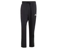 adidas Uomo Essential Three Stripes Stanford Pant Open HEM, Black/White, M