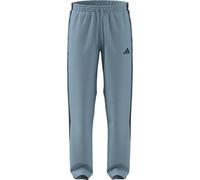 adidas Uomo Essentials 3 Stripes Woven Open HEM Trackpants, Icey Blue/Night Navy/Night Navy/Night Navy, M