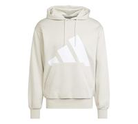 adidas Uomo Essentials Big Logo Fleece Hoodie, Wonder Alumina/White, L
