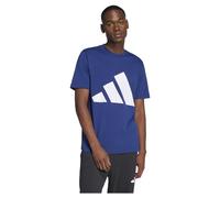 adidas Hombre Essentials Big Logo Single Jersey tee, Dark Blue/White, S