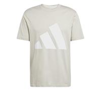 adidas Uomo Essentials Big Logo Single Jersey tee, Wonder Alumina/White, XL