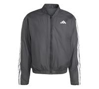 adidas Uomo Essentials CLIMAWARM 3 Stripes Insulated bomber Jackets, black, M