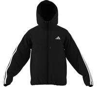 adidas Uomo Essentials CLIMAWARM 3 Stripes Insulated Hooded Jackets, black, XL