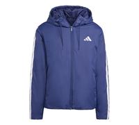 adidas Uomo Essentials CLIMAWARM 3 Stripes Insulated Hooded Jackets, dark blue, M