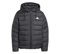 adidas Uomo Essentials CLIMAWARM 3 Stripes Synthetic Down Hooded Jackets, black, 4XL
