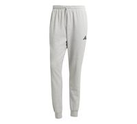 adidas Uomo Essentials FEELCOZY French Terry Pant, Medium Grey Heather/Black, L