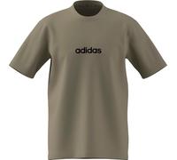adidas Uomo Essentials Linear Single Jersey tee, Wonder Cargo/Black, S