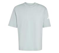 adidas Uomo Essentials Lose FIT Three Bar tee, Wonder Sage/White, XXL