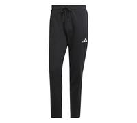 adidas Uomo Essentials Small Logo Single Jersey Pant, Black/White, M