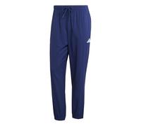 adidas Uomo Essentials Small Logo Stanford Pant Elasticated, Dark Blue/White, S