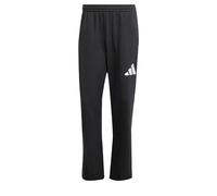 adidas Uomo Essentials Wide Leg Three Bar Pant, Black/White, M