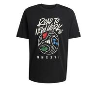 adidas Uomo FIFA WC Road TO NY NJ Graphic T-Shirt, Black, S