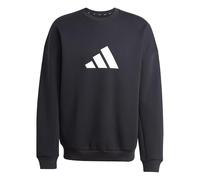 adidas Uomo Future Icons Three Bar Crew, Black, M