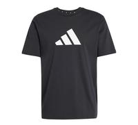 adidas Uomo Future Icons Three Bar tee, Black, L