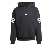 adidas Uomo Future Icons Three Stripes Hoodie, Black, XXL