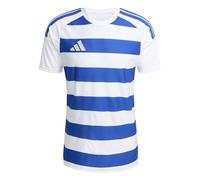 adidas Uomo HOOPED26 Jersey, White/Team Royal Blue, L