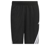 adidas Hombre Legends 3-Stripes Basketball Shorts, Black/White, XS 7 Inch