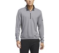 Adidas Uomo Lightweight Half-Zip Top, Grey Three, S
