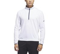 Adidas Uomo Lightweight Half-Zip Top, White, XS