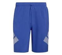 adidas Uomo Logo Swim Shorts 8 Inch, Semi Lucid Blue/White, L