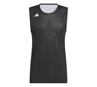 adidas Uomo M Everyday Pro BBALL Jersey, Black/White, L