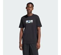 adidas Uomo Memories of Sport Stamps Graphic T-Shirt, Black, XL