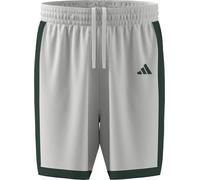 adidas Uomo Mens Pulse Speed BBALL Short, White/Team Dark Green, 3XL Tall