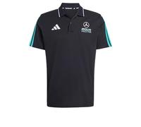 adidas Uomo Mercedes - AMG Petronas Formula 1 Team DNA Polo, Black/Semi Mint Rush, S
