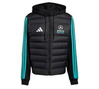 adidas Uomo MERCEDES - AMG PETRONAS FORMULA 1 TEAM DNA PUFFER JACKET, black/semi mint rush, 3XL