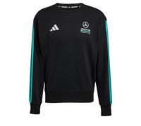 adidas Uomo Mercedes - AMG Petronas Formula 1 Team DNA Sweat Top, Black/Semi Mint Rush, XXL