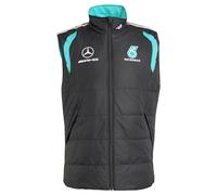 adidas Uomo MERCEDES - AMG PETRONAS FORMULA 1 TEAM MECHANICS VEST, black/grey two, XL
