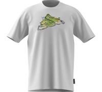 adidas Uomo Novelty Mini Graphic T-Shirt, White, XXL