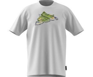 adidas Uomo Novelty Mini Graphic T-Shirt, White, XXL