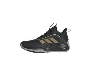 adidas Uomo Own The Game 3 Shoes, Core Black/Gold Metallic/Mgh Solid Grey, 46 2/3 EU