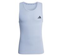 adidas Uomo Power Essentials Workout Rib Tank, halo Silver, L