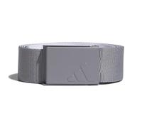 adidas Uomo REVERSIBLE WEBBING BELT, Grey Three/White, One Size