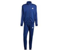 adidas Uomo SPORTSWEAR BASIC 3 STRIPES FLEECE TRACKSUIT, Dark Blue, XS