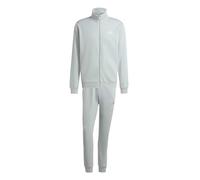 adidas Uomo SPORTSWEAR BASIC 3 STRIPES FLEECE TRACKSUIT, Wonder Sage, M