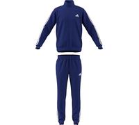adidas Uomo SPORTSWEAR BASIC 3 STRIPES TRICOT TRACKSUIT, semi lucid blue/white, XL Tall
