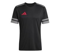 Adidas Uomo SQUADRA25 Jersey Short Sleeve, Black/Team Grey Four/Pure Ruby, XS