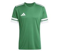 adidas Uomo SQUADRA25 Jersey Short Sleeve, Team Green/White, XS